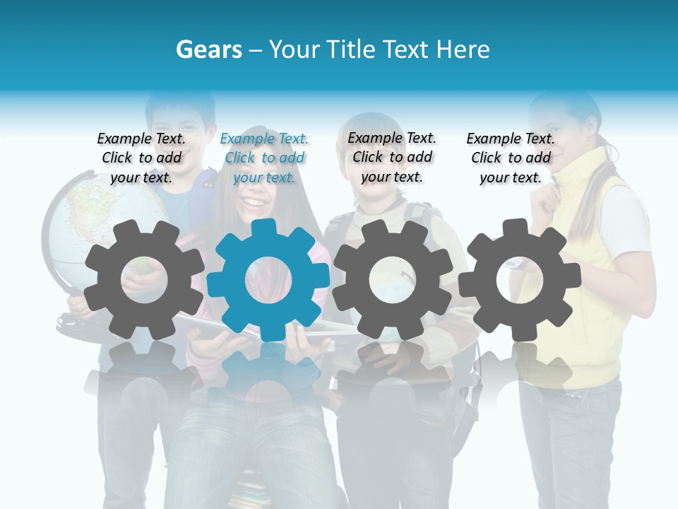 Classmate Scholar Cute PowerPoint Template