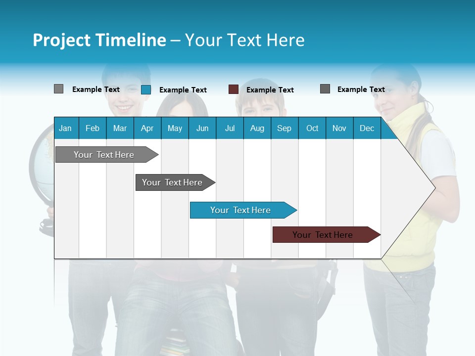 Classmate Scholar Cute PowerPoint Template