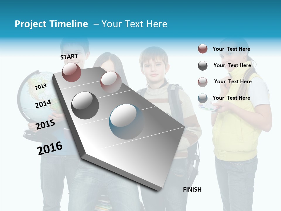 Classmate Scholar Cute PowerPoint Template