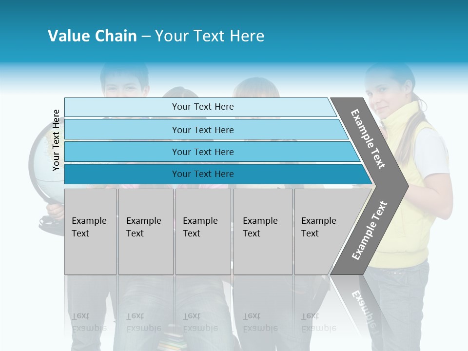 Classmate Scholar Cute PowerPoint Template