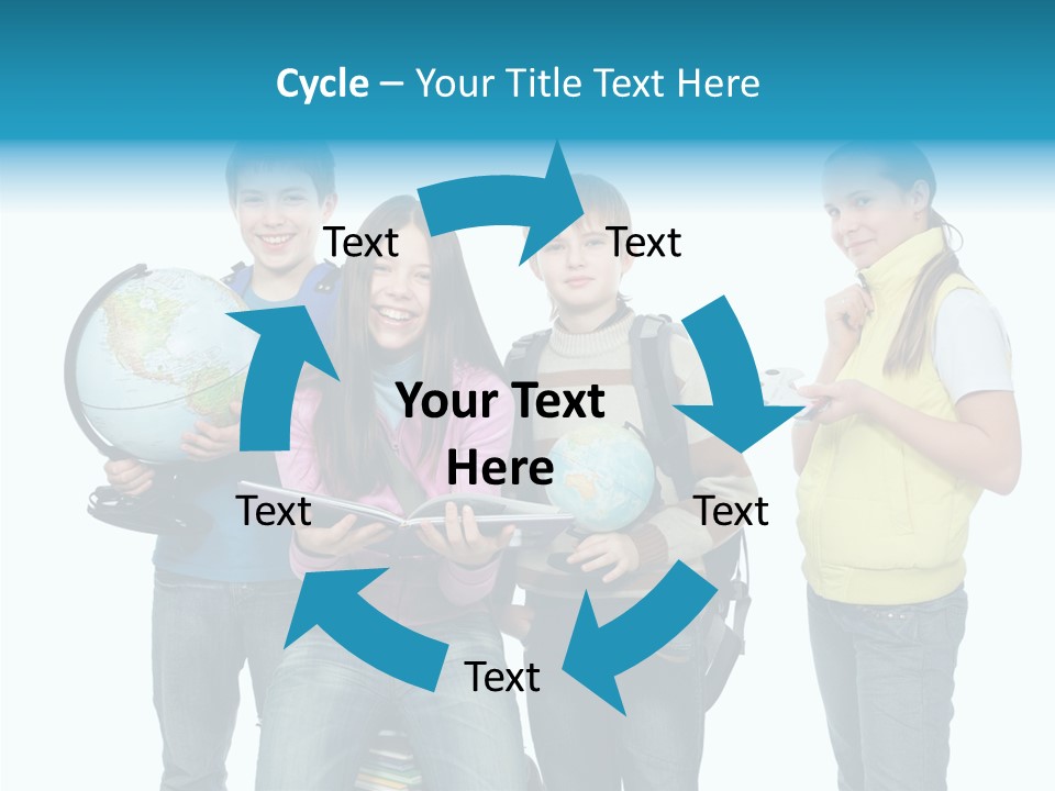 Classmate Scholar Cute PowerPoint Template