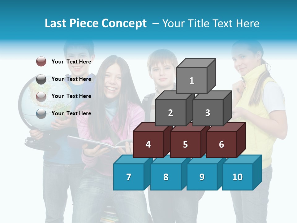 Classmate Scholar Cute PowerPoint Template