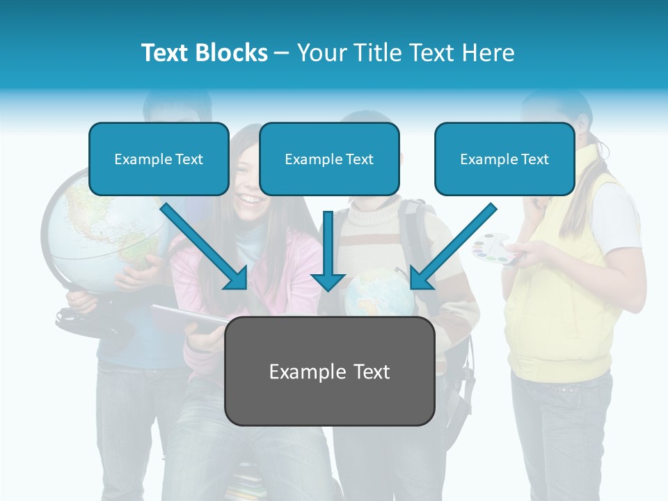 Classmate Scholar Cute PowerPoint Template