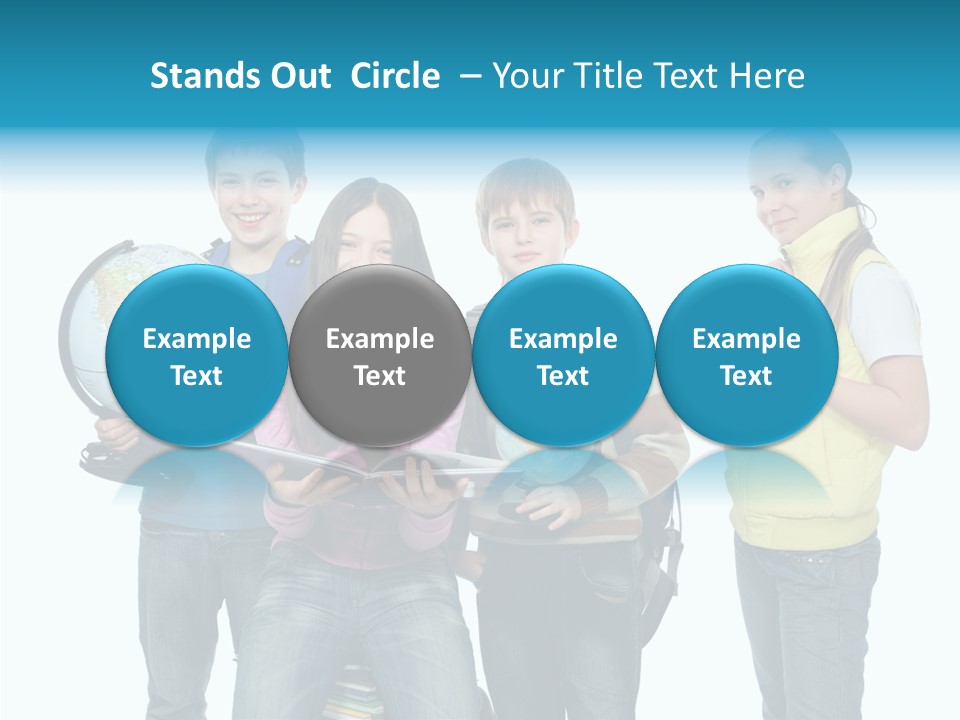 Classmate Scholar Cute PowerPoint Template