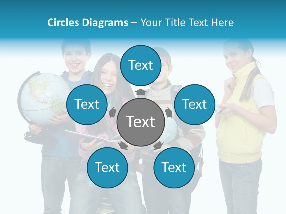 Classmate Scholar Cute PowerPoint Template