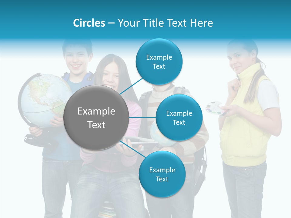 Classmate Scholar Cute PowerPoint Template