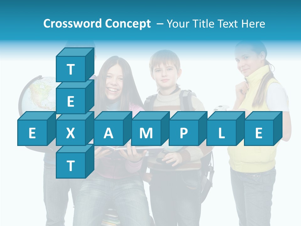 Classmate Scholar Cute PowerPoint Template