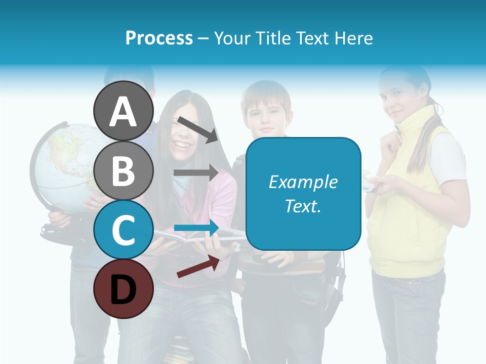 Classmate Scholar Cute PowerPoint Template