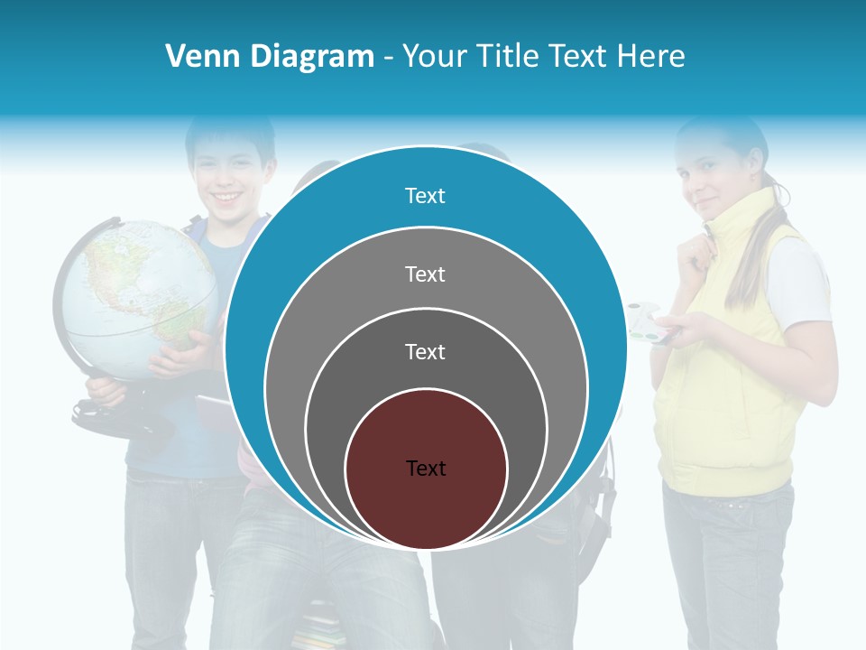 Classmate Scholar Cute PowerPoint Template
