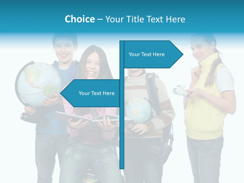 Classmate Scholar Cute PowerPoint Template