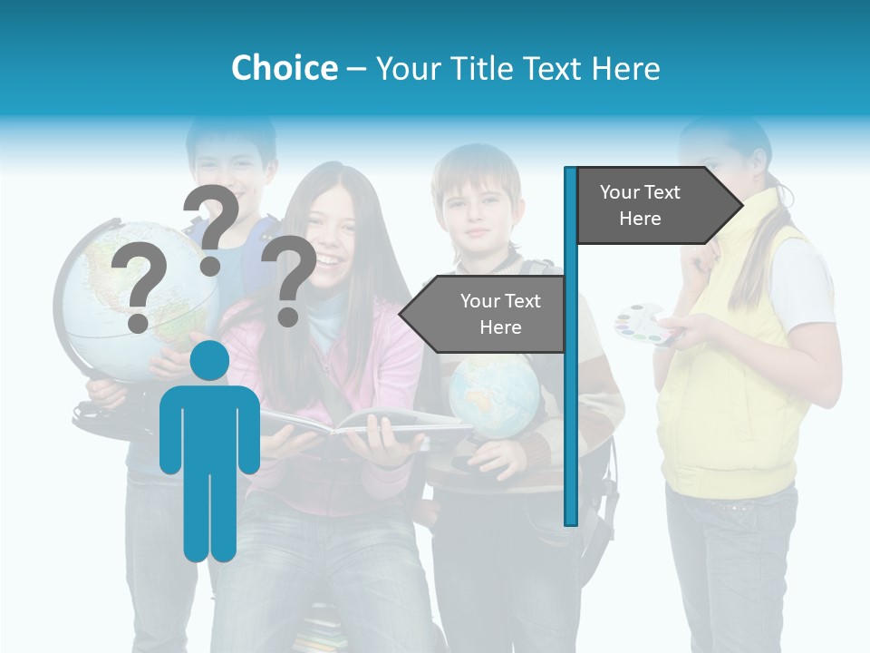 Classmate Scholar Cute PowerPoint Template