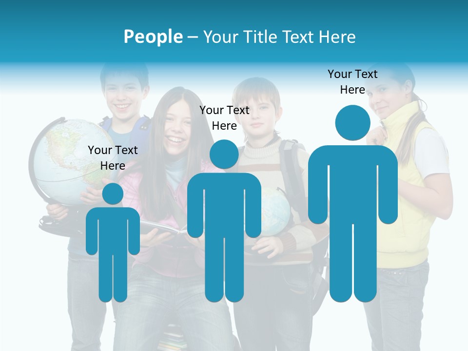 Classmate Scholar Cute PowerPoint Template