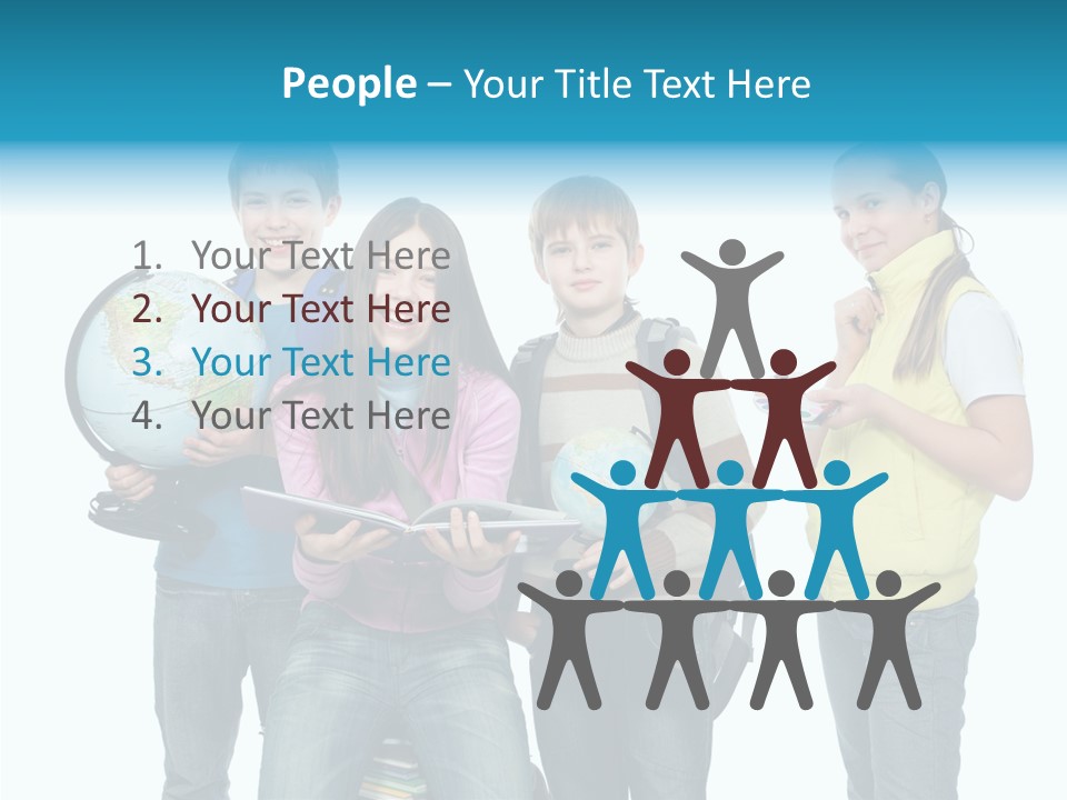 Classmate Scholar Cute PowerPoint Template