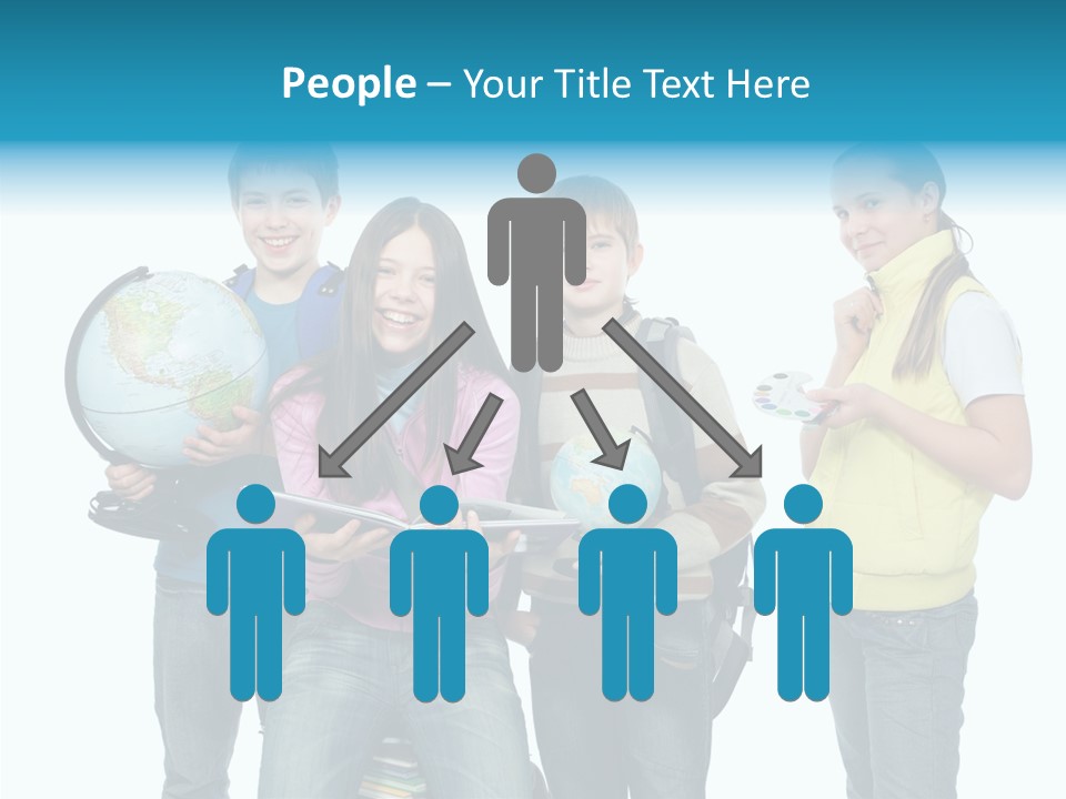 Classmate Scholar Cute PowerPoint Template