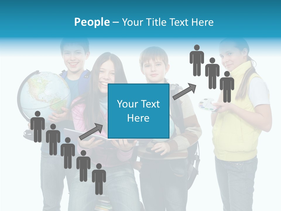 Classmate Scholar Cute PowerPoint Template