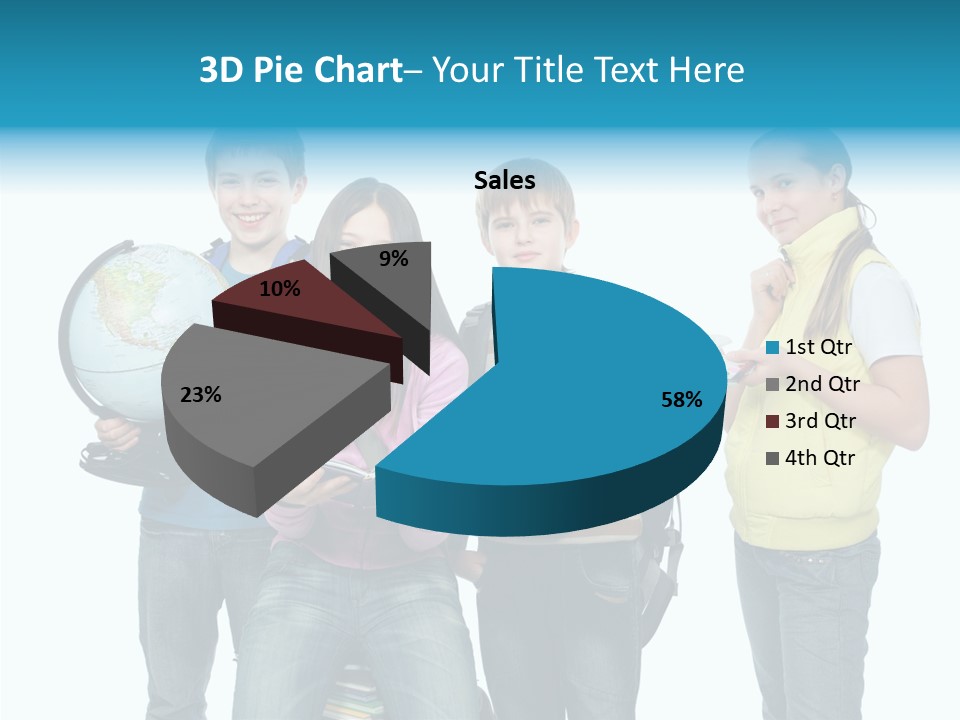 Classmate Scholar Cute PowerPoint Template
