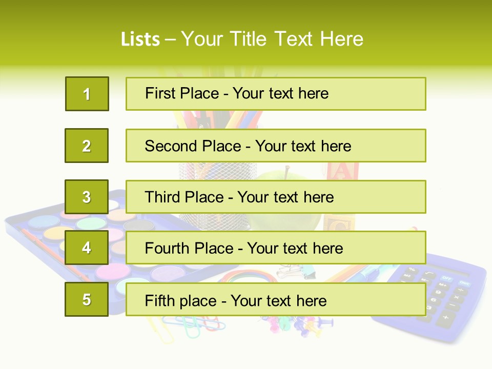 Instruments Tools Paint PowerPoint Template