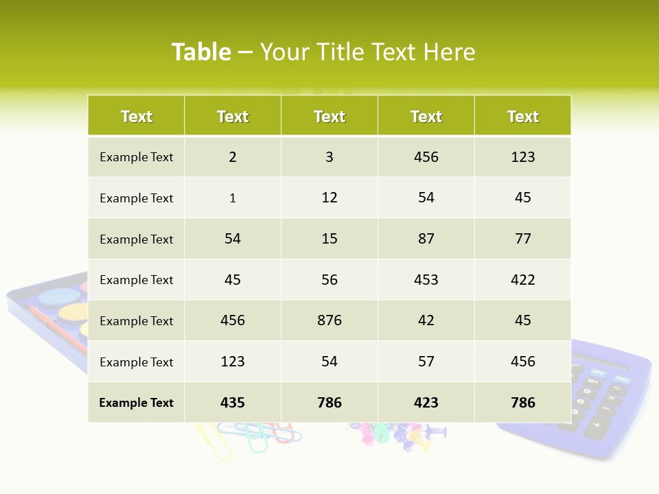 Instruments Tools Paint PowerPoint Template