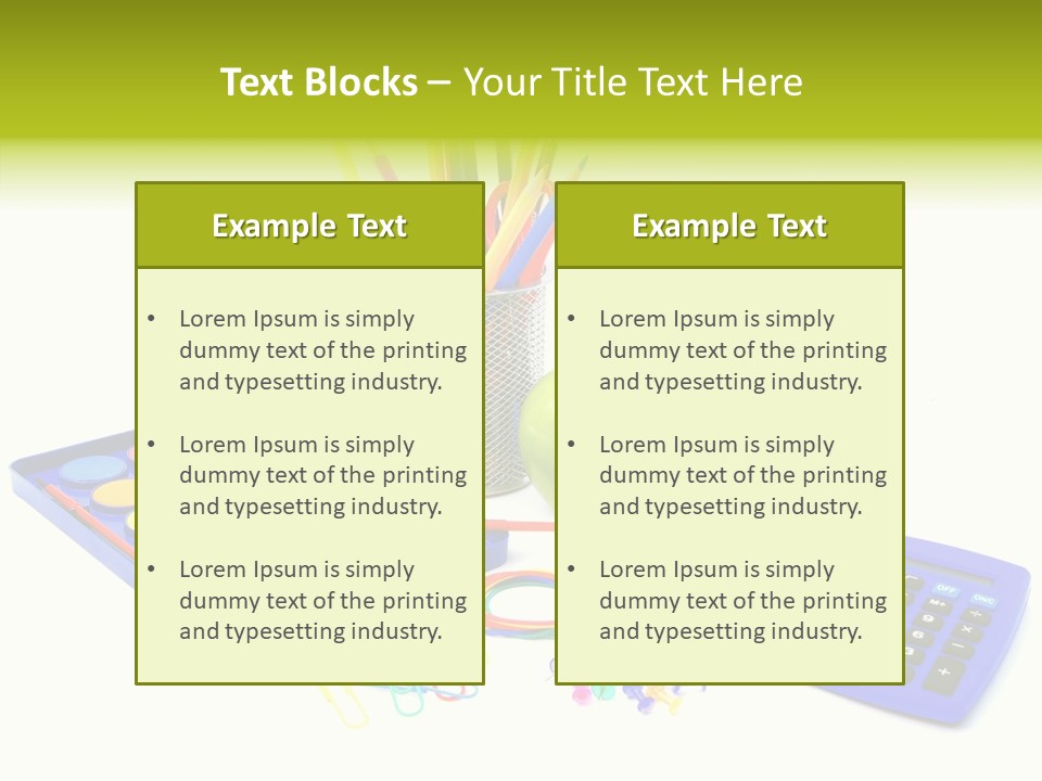 Instruments Tools Paint PowerPoint Template