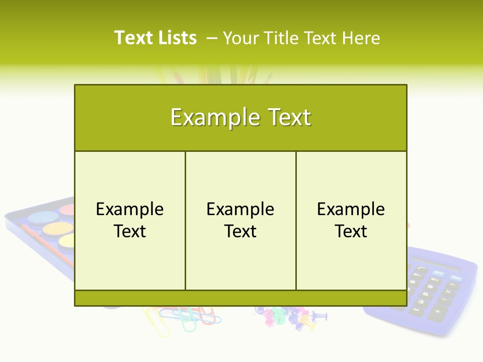 Instruments Tools Paint PowerPoint Template
