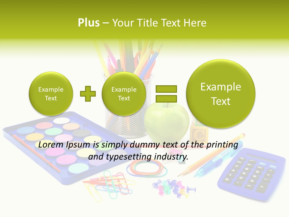 Instruments Tools Paint PowerPoint Template