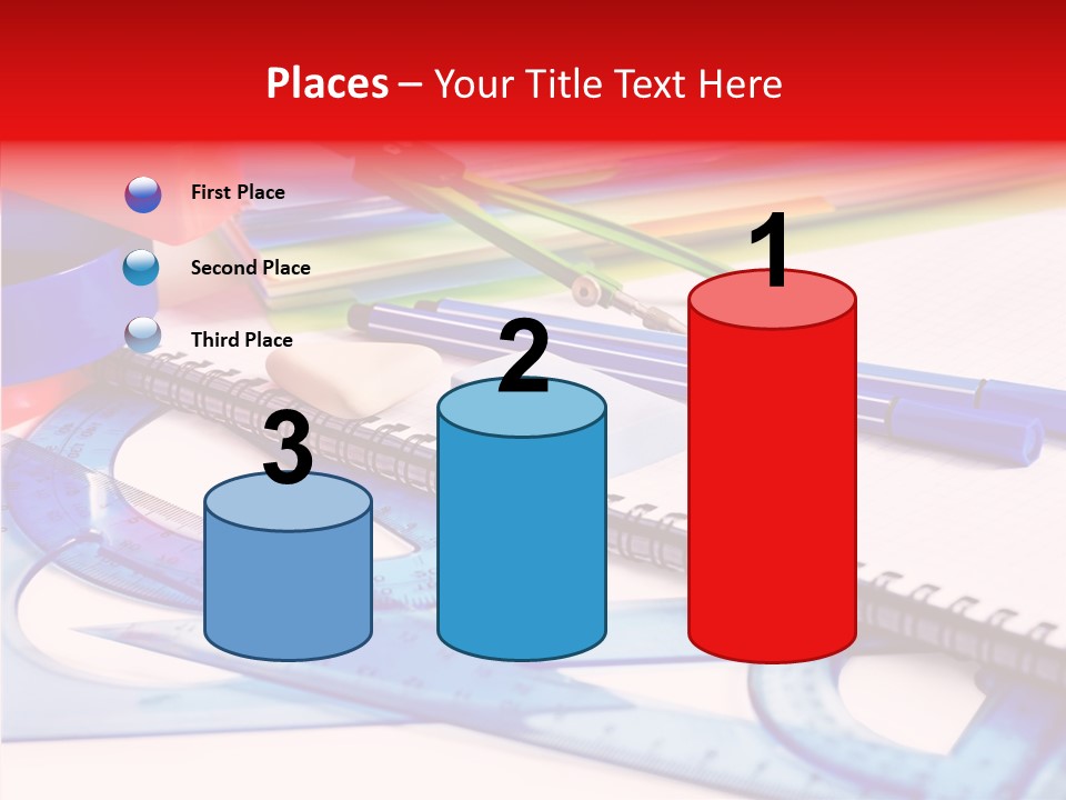 Supplies Table Nobody PowerPoint Template