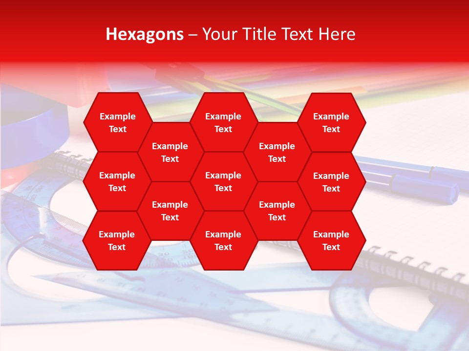 Supplies Table Nobody PowerPoint Template