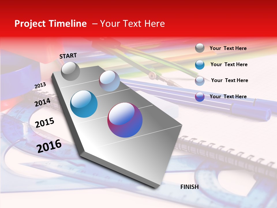Supplies Table Nobody PowerPoint Template