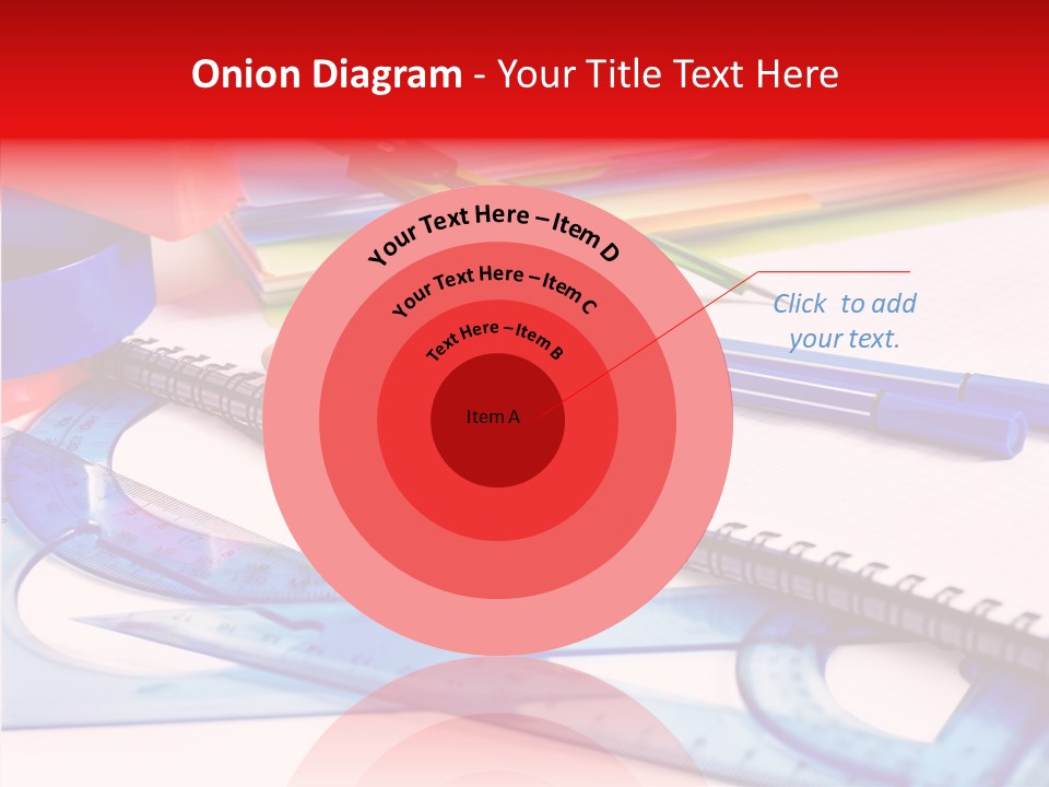 Supplies Table Nobody PowerPoint Template