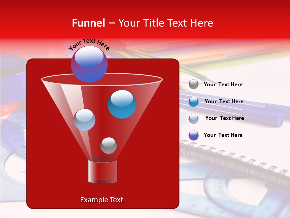 Supplies Table Nobody PowerPoint Template