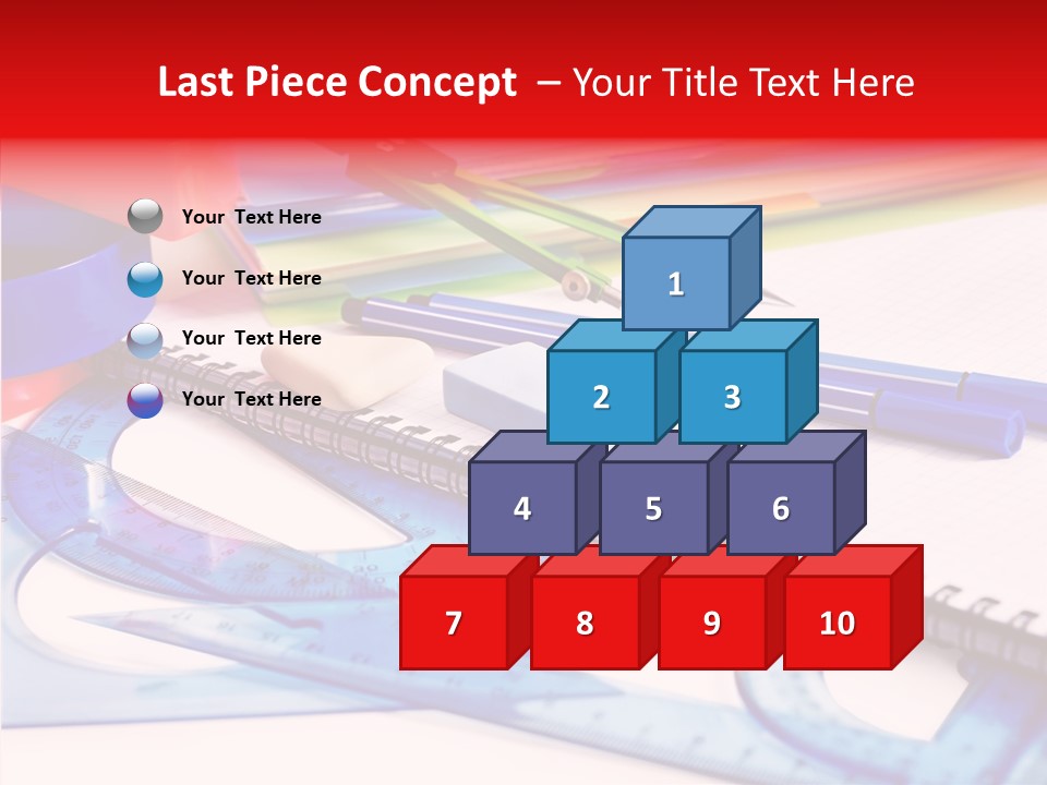Supplies Table Nobody PowerPoint Template