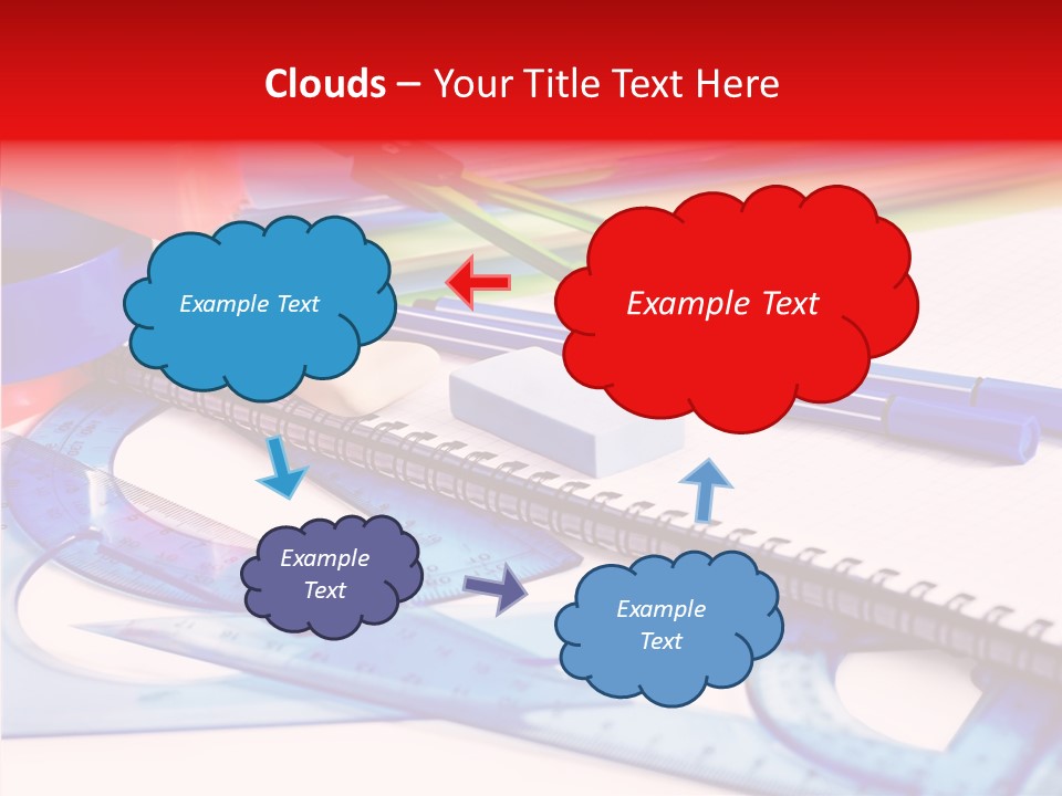 Supplies Table Nobody PowerPoint Template