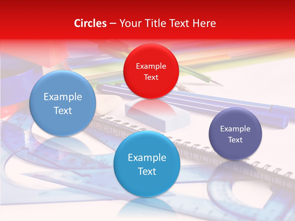 Supplies Table Nobody PowerPoint Template