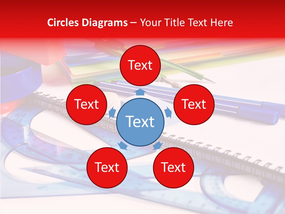 Supplies Table Nobody PowerPoint Template