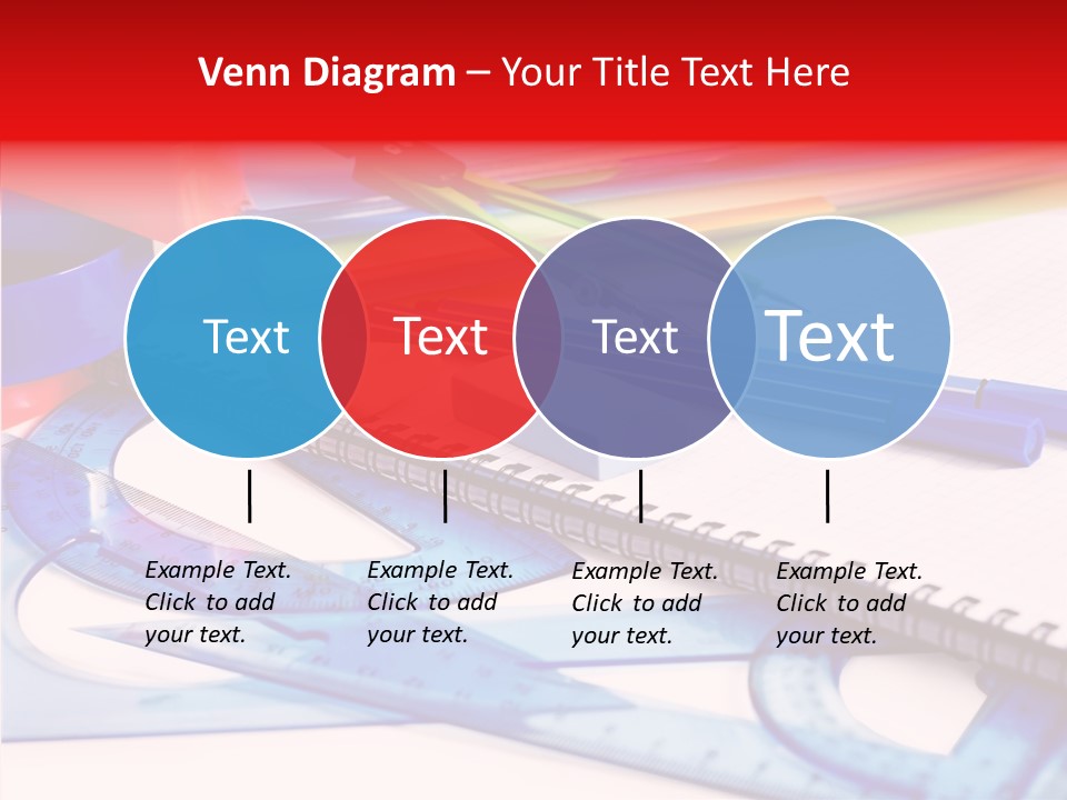 Supplies Table Nobody PowerPoint Template