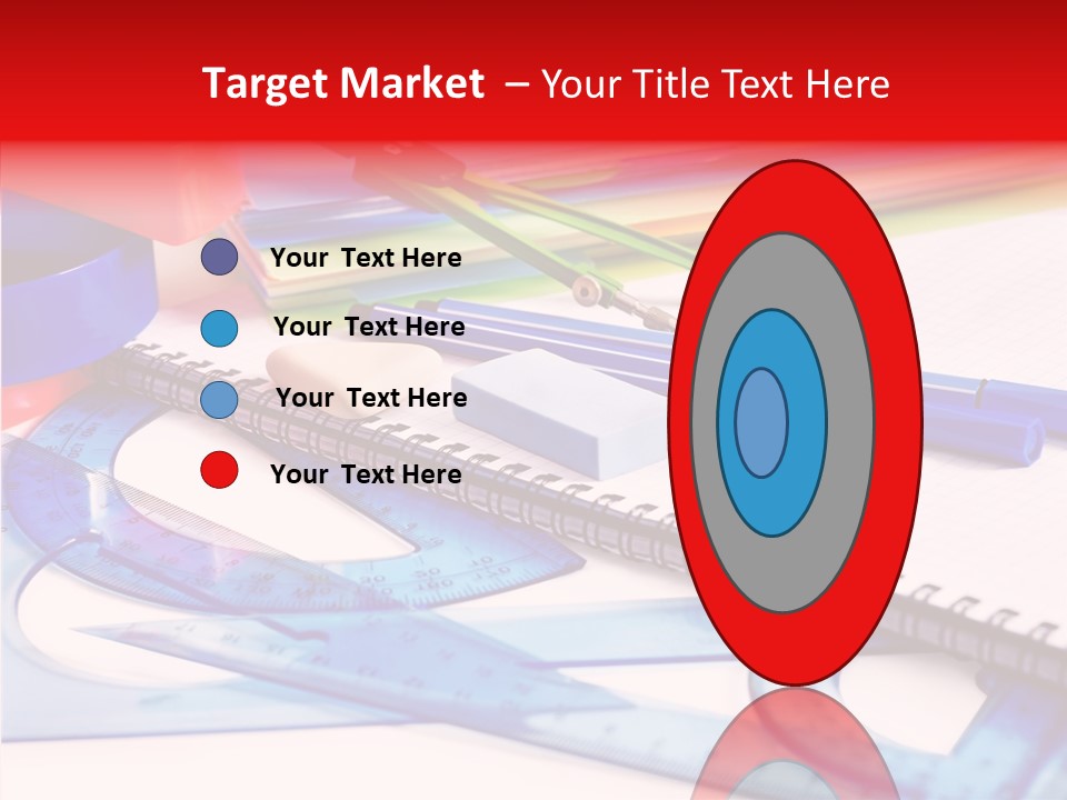 Supplies Table Nobody PowerPoint Template