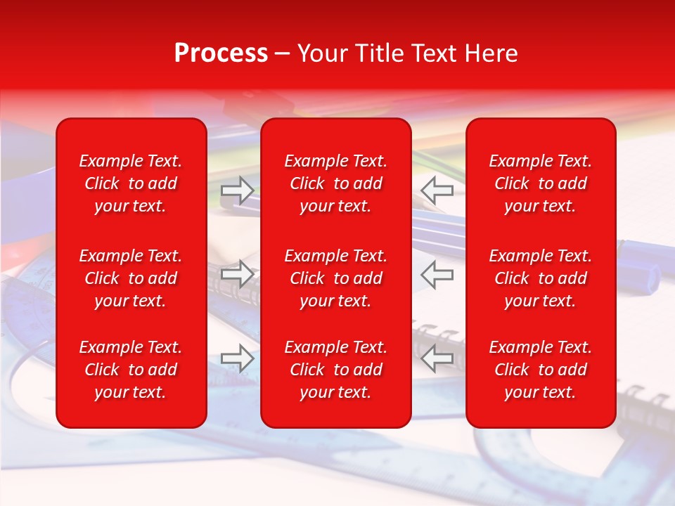Supplies Table Nobody PowerPoint Template