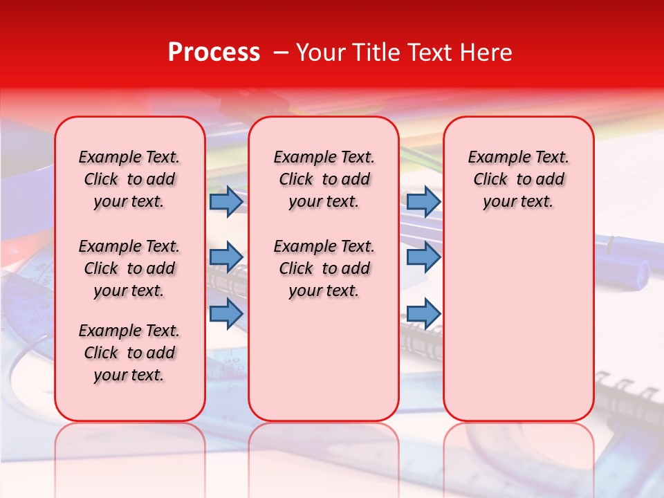 Supplies Table Nobody PowerPoint Template