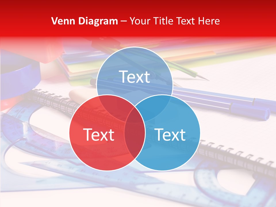 Supplies Table Nobody PowerPoint Template