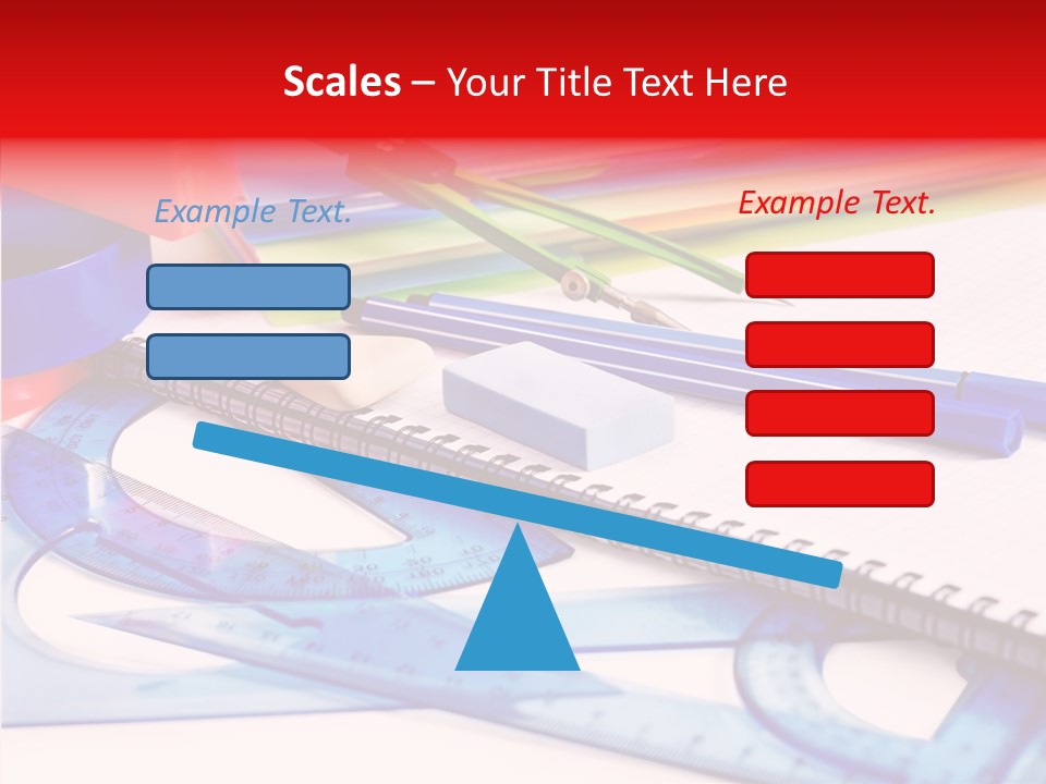 Supplies Table Nobody PowerPoint Template