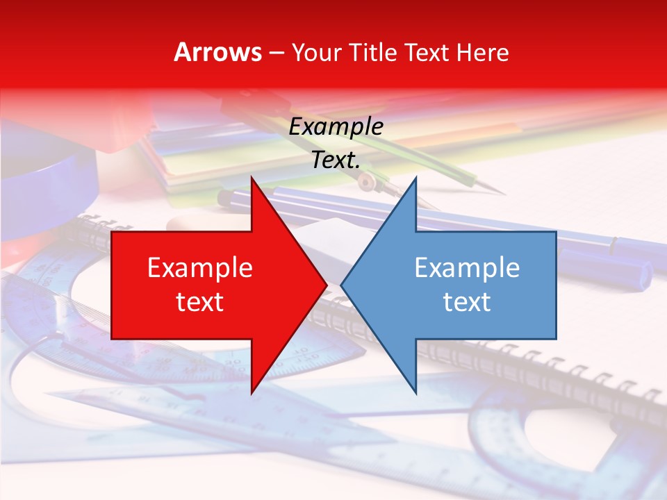 Supplies Table Nobody PowerPoint Template