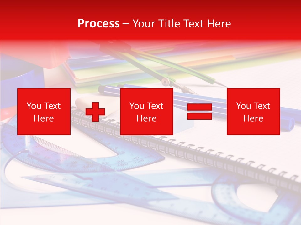 Supplies Table Nobody PowerPoint Template