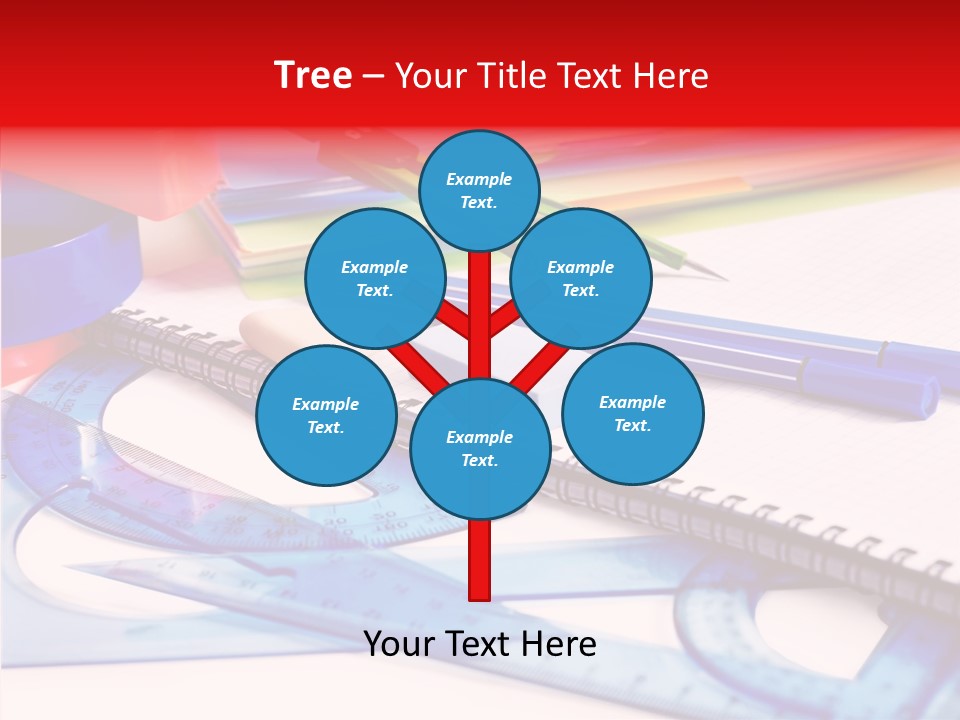 Supplies Table Nobody PowerPoint Template