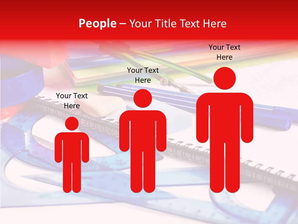 Supplies Table Nobody PowerPoint Template