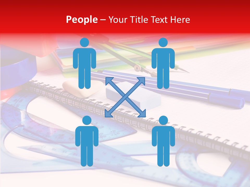 Supplies Table Nobody PowerPoint Template