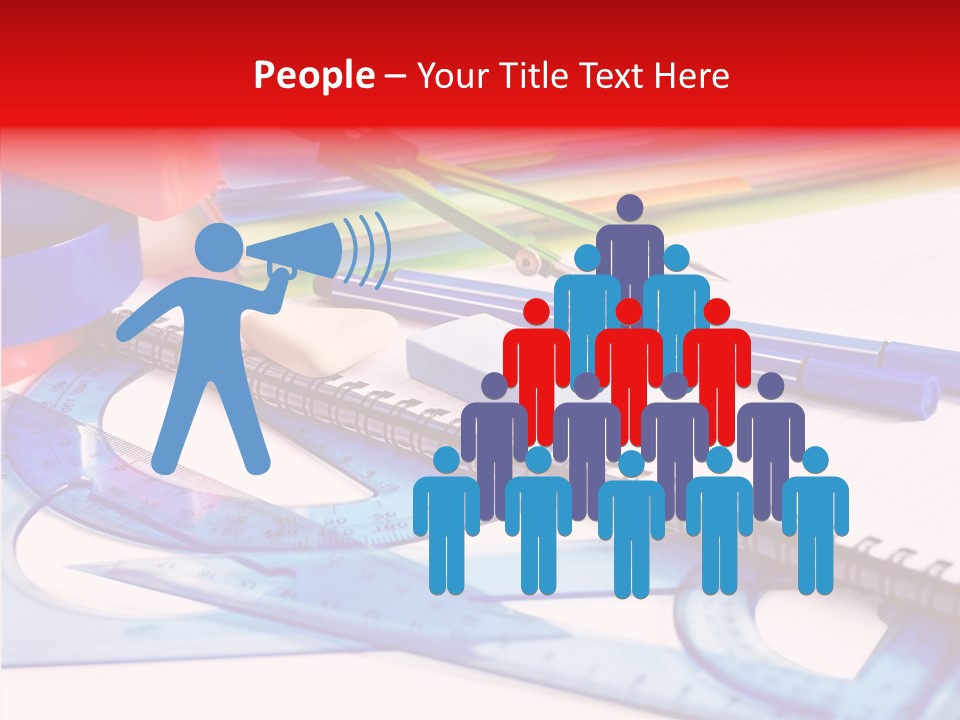 Supplies Table Nobody PowerPoint Template