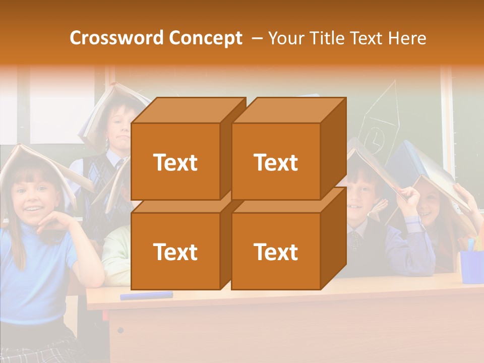 Lecture Girls Faces PowerPoint Template