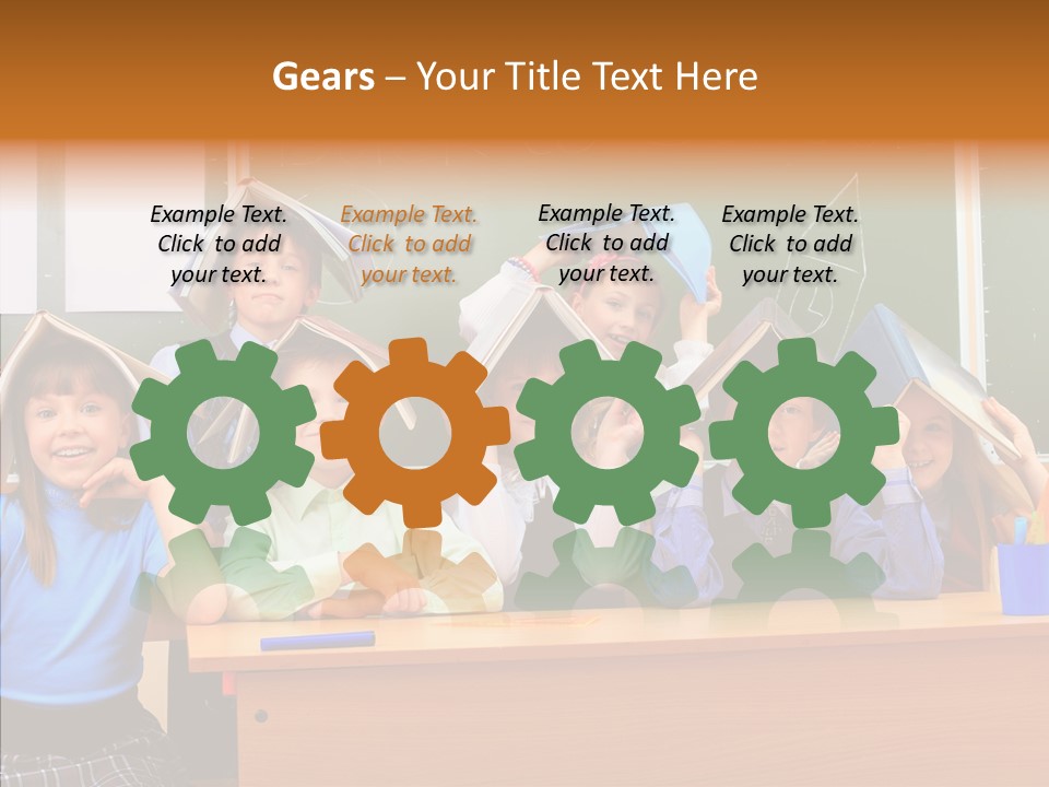 Lecture Girls Faces PowerPoint Template