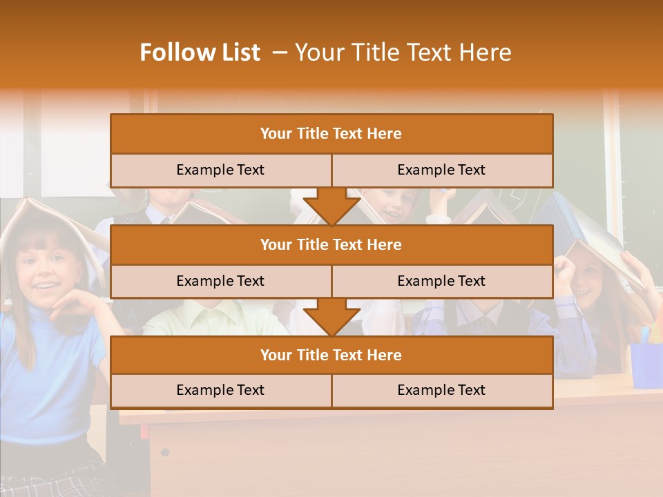 Lecture Girls Faces PowerPoint Template