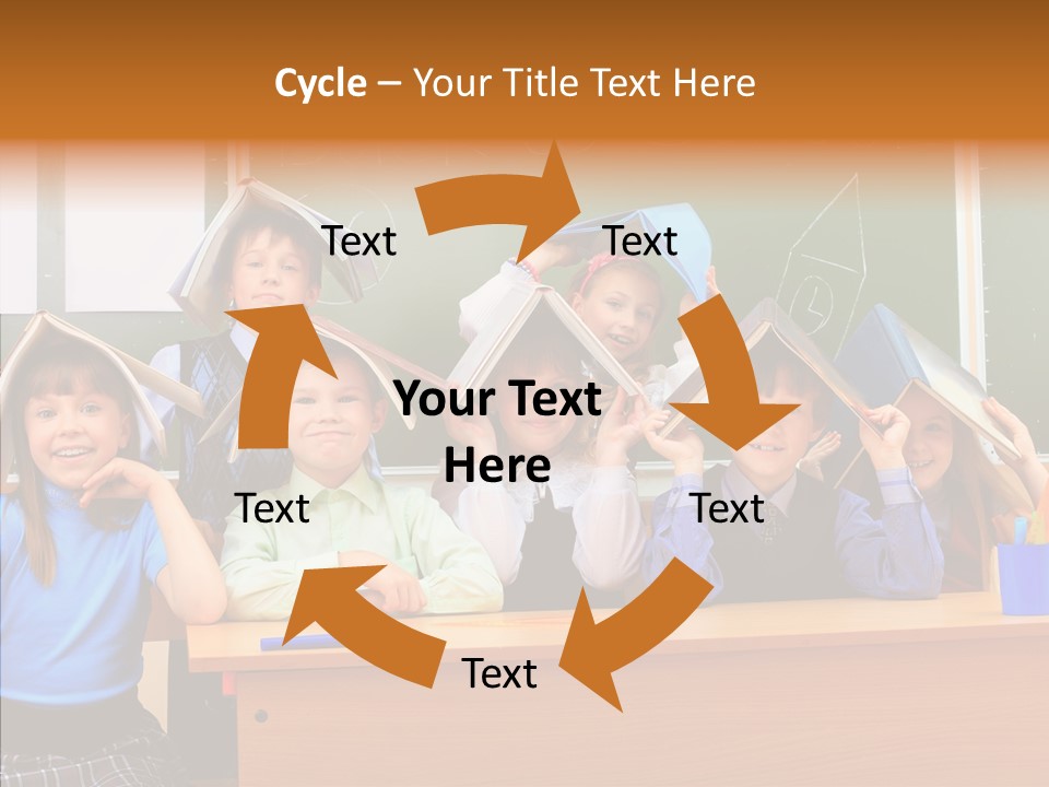 Lecture Girls Faces PowerPoint Template